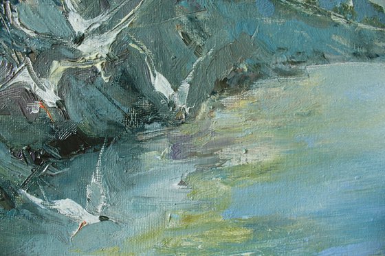 Wings over the cliff