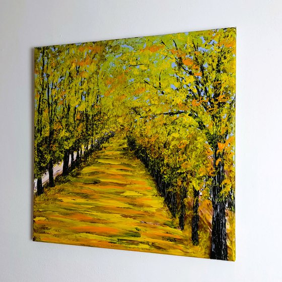 Yellow Prater in Vienna Austria