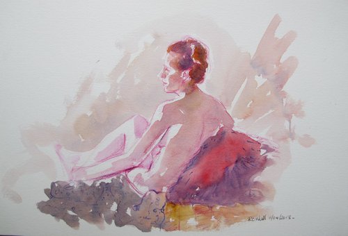 reclining nude by Rory O’Neill
