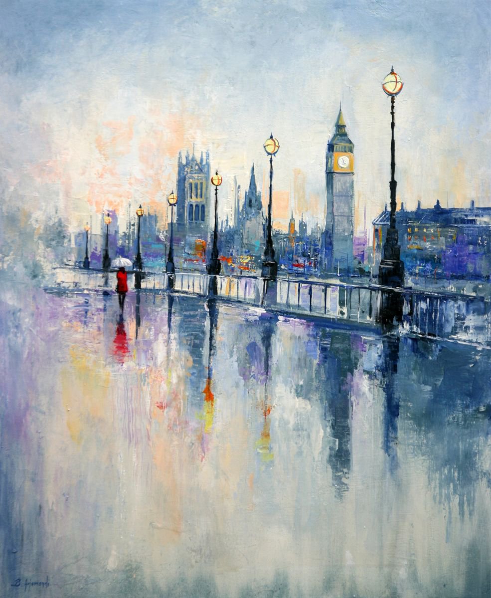 London Acrylic painting by Behshad Arjomandi | Artfinder