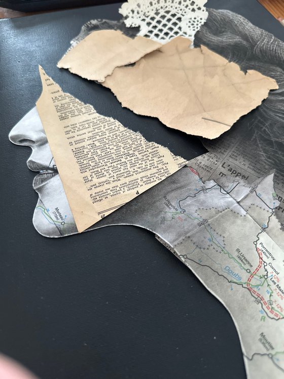 Fragmented Queen Victorian Memory Portrait