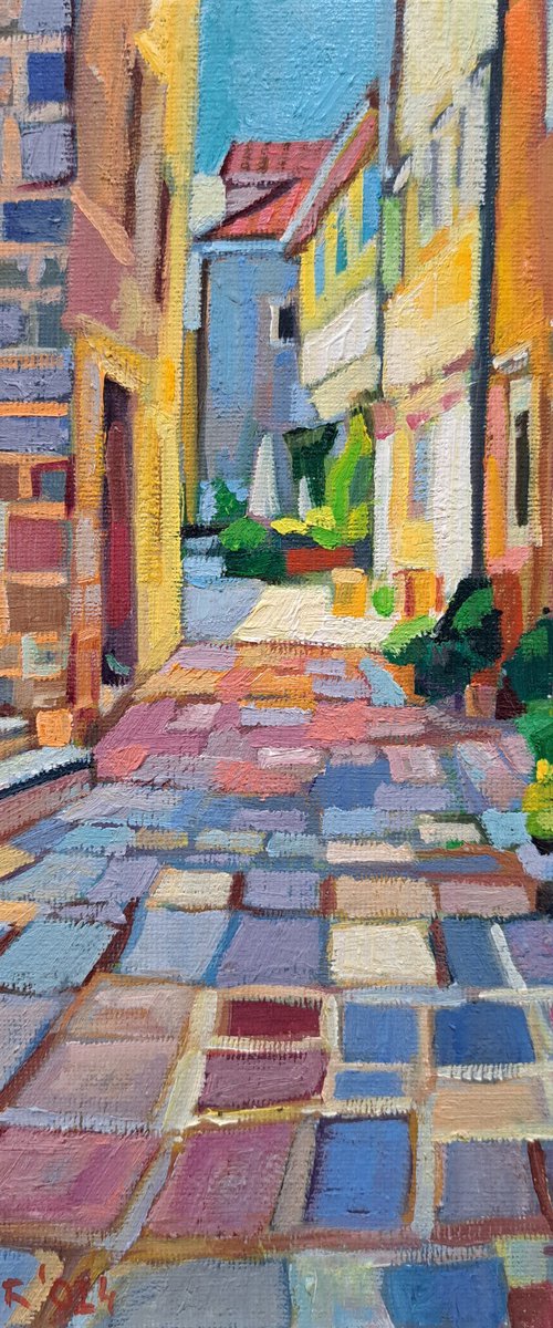 Street in  Perast by Maja Đokić Mihajlović