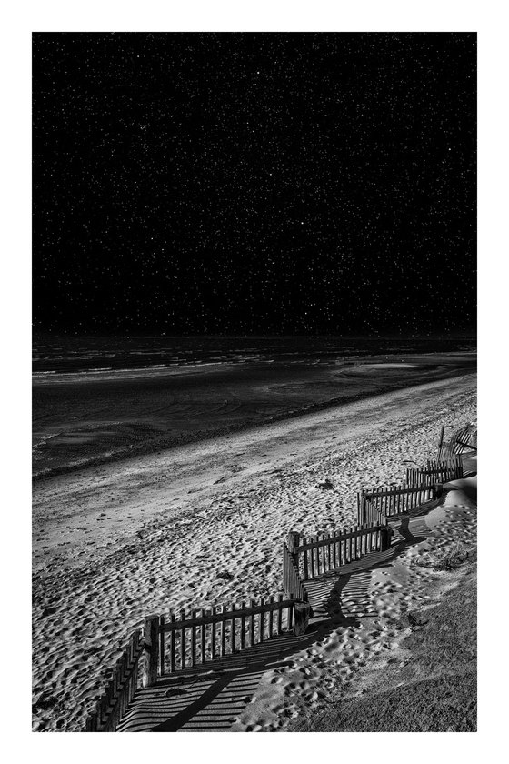 Thumpertown Beach, Night -  16 x 24"