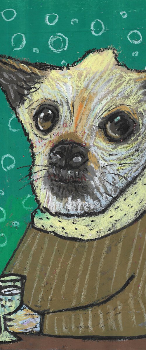 Drinking dog #92 by Pavel Kuragin