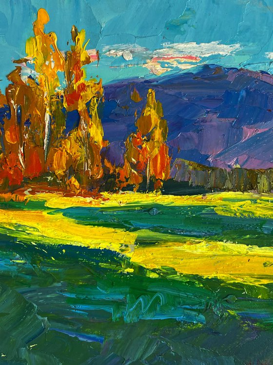 Golden Birch Forest