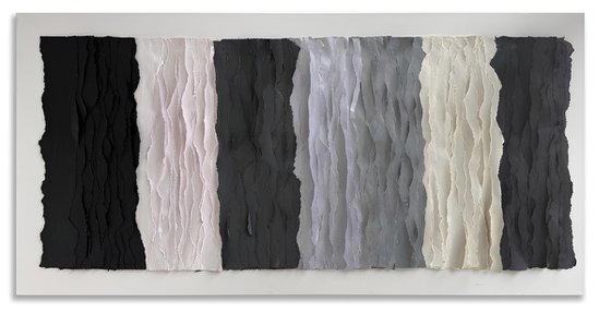 Minimalist Black and Gray Textured Abstract