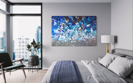 'Oceanum irides II' - 72x48"