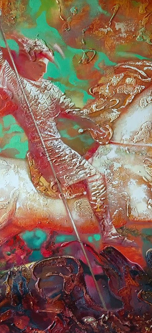 Warrior on Horseback by Anatolii Tarabаnov