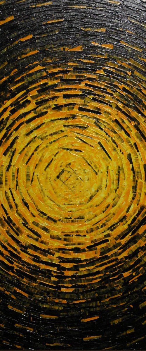 Fragmented yellow burst by Jonathan Pradillon