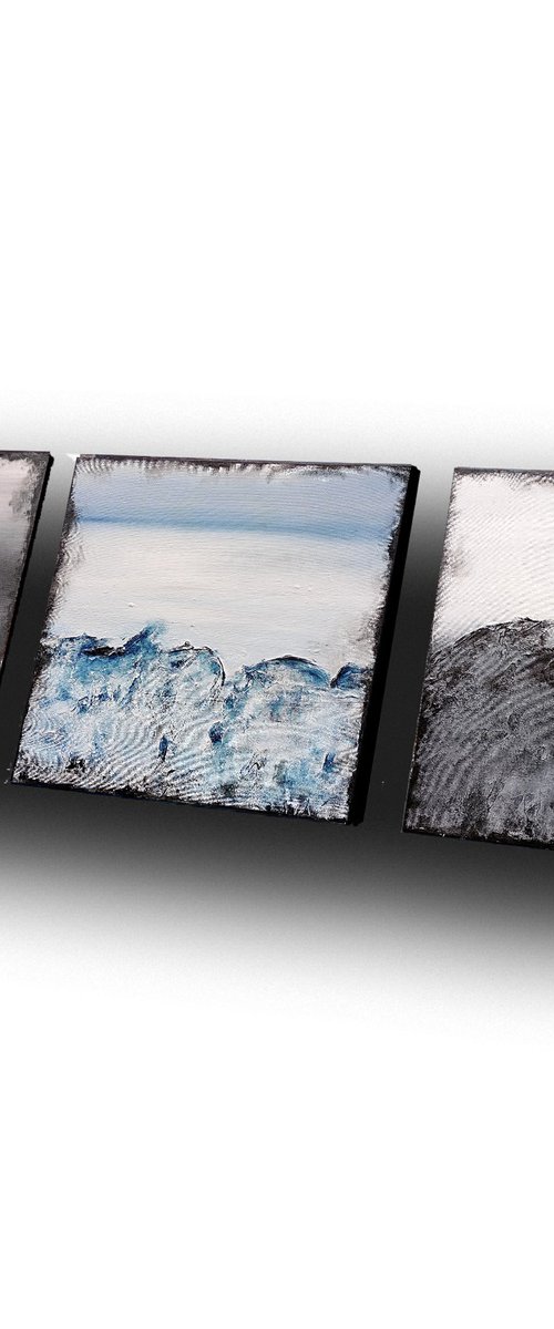 Early in the Morning Triptych by Susan Wooler