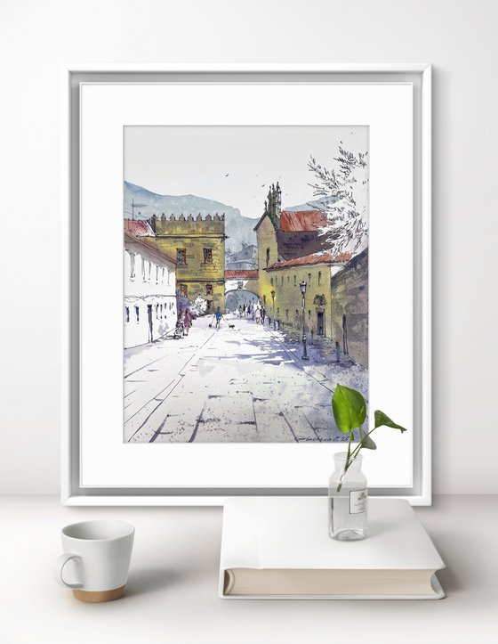 Streets of Galicia, Spain