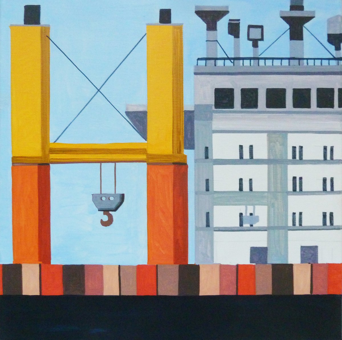 Panama_Boat-11 By Andre Baldet, 16 X 16, Artwork For Sale On Artfinder