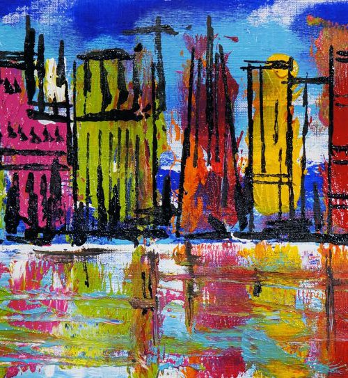 City Skyline by Julia  Rigby