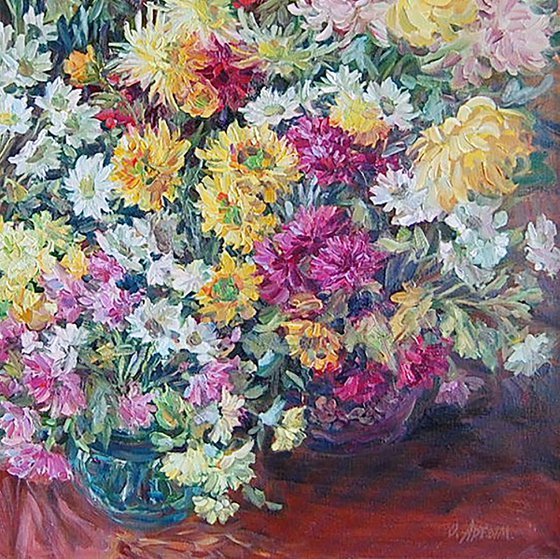 Asters and Chrysanthemums