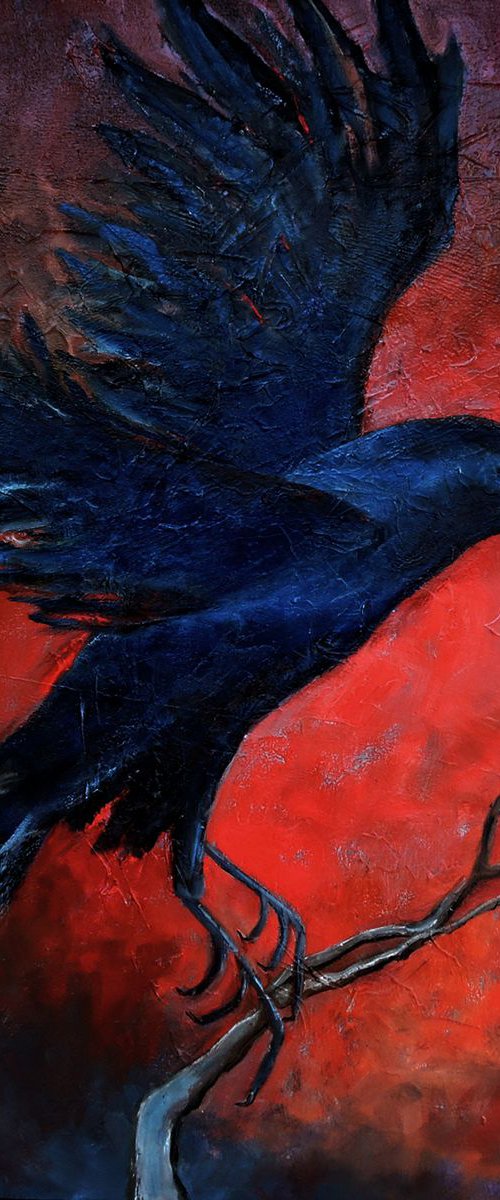 Blue Crow. by Veta  Barker