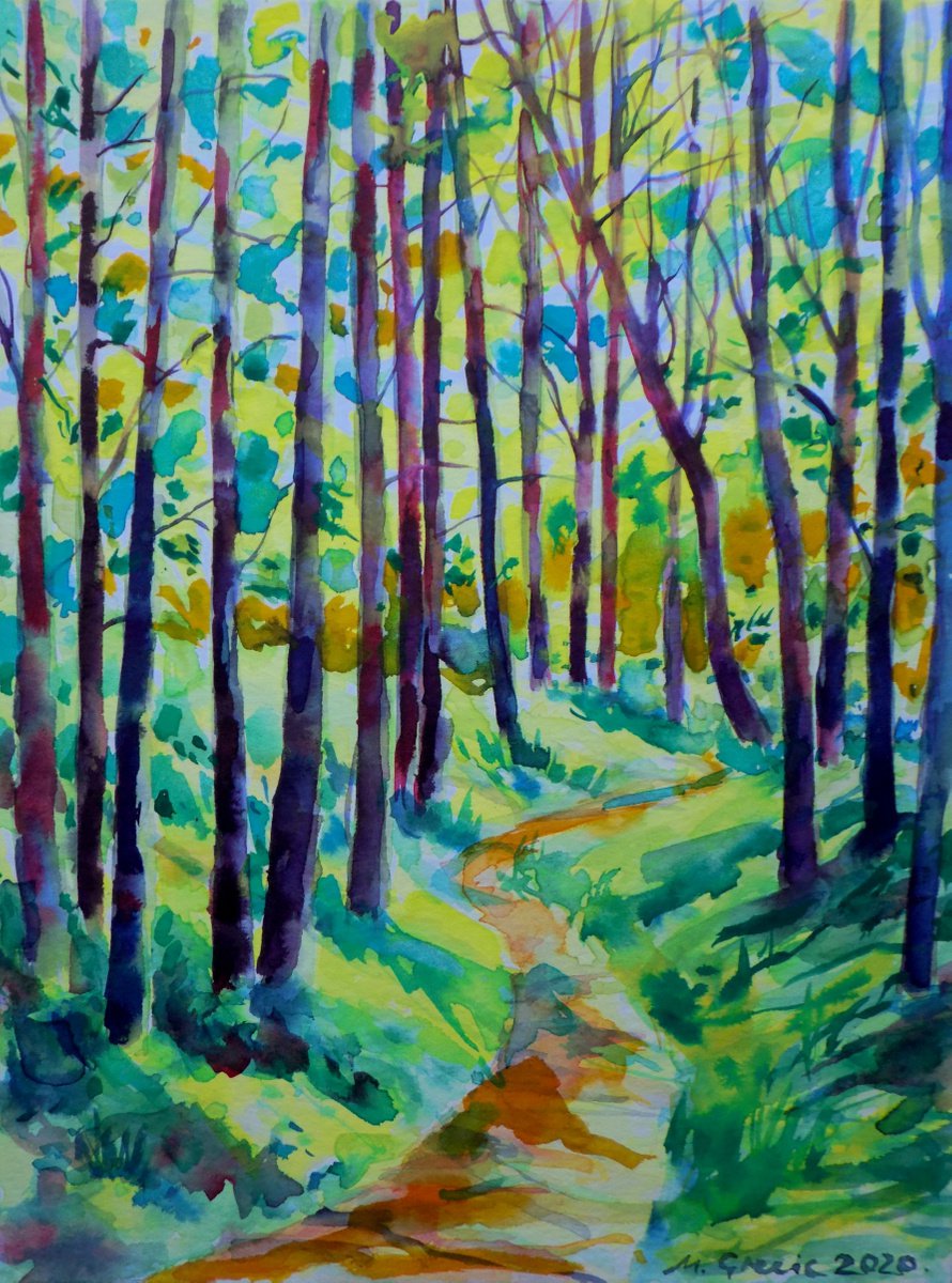 Forest path XVII by Maja Grecic