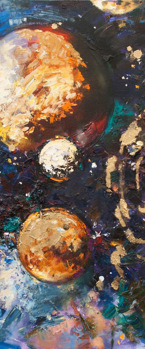 Gagarin - April 12 - The international day of flight of the person in space by Anastasiia Valiulina