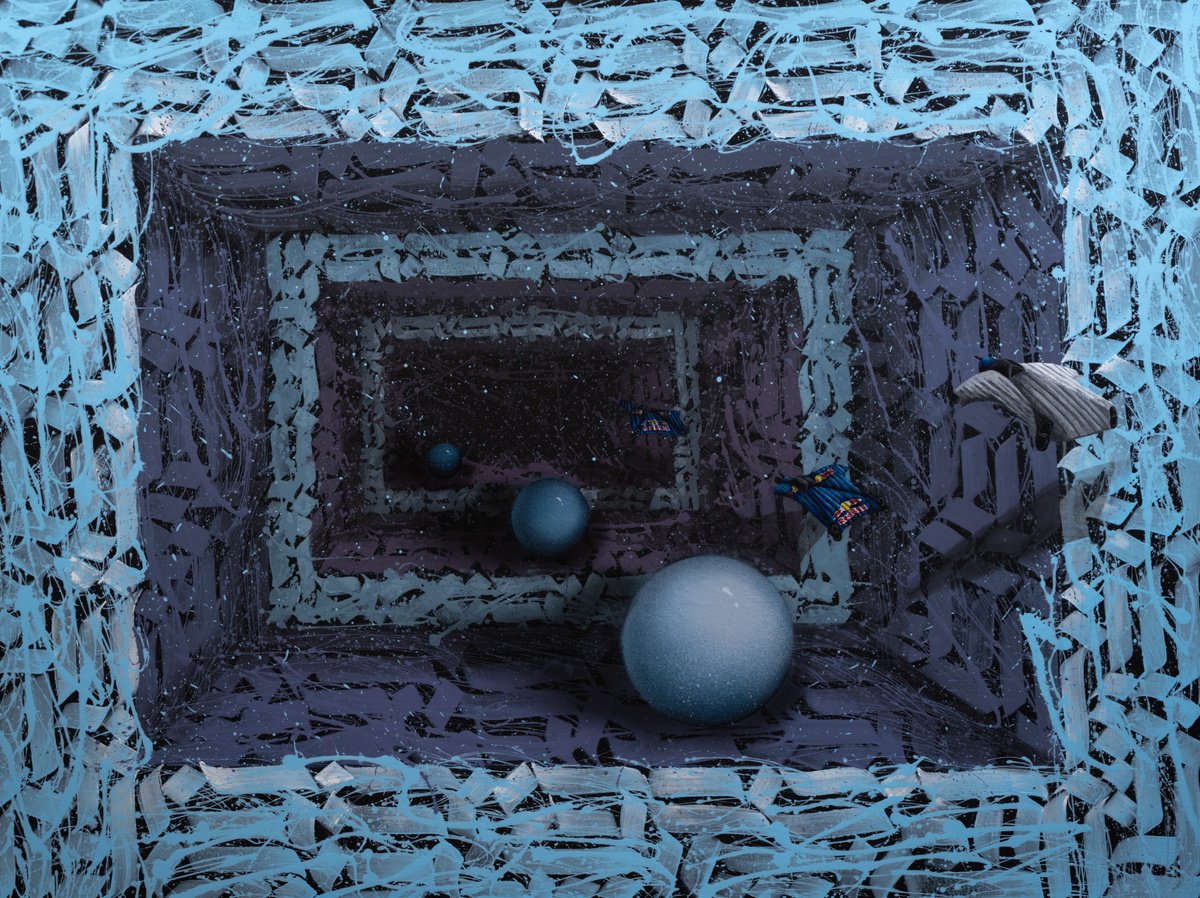 Surrealistic Abstract Painting By Izzy Izvne, 47 X 35, Square Millimeters, Original Artwork