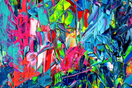 Palette 7 - Large Colorful Abstract Painting