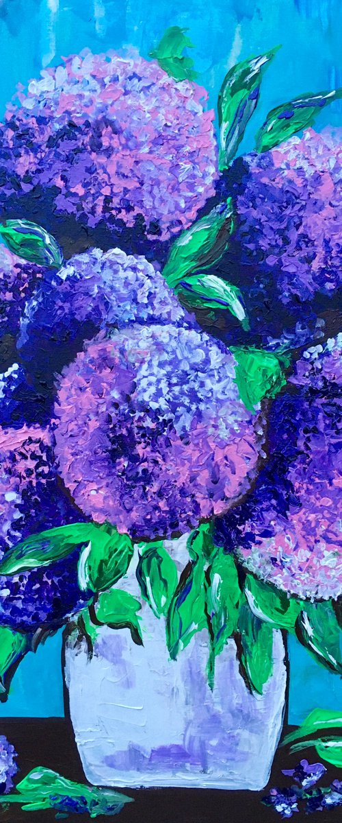 Bouquet of hydrangeas by Olga Koval