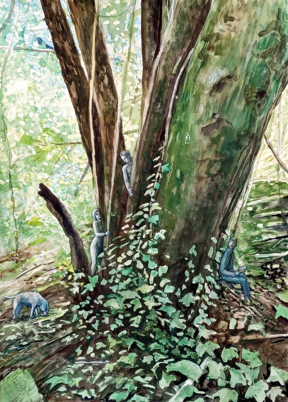 Around the tree