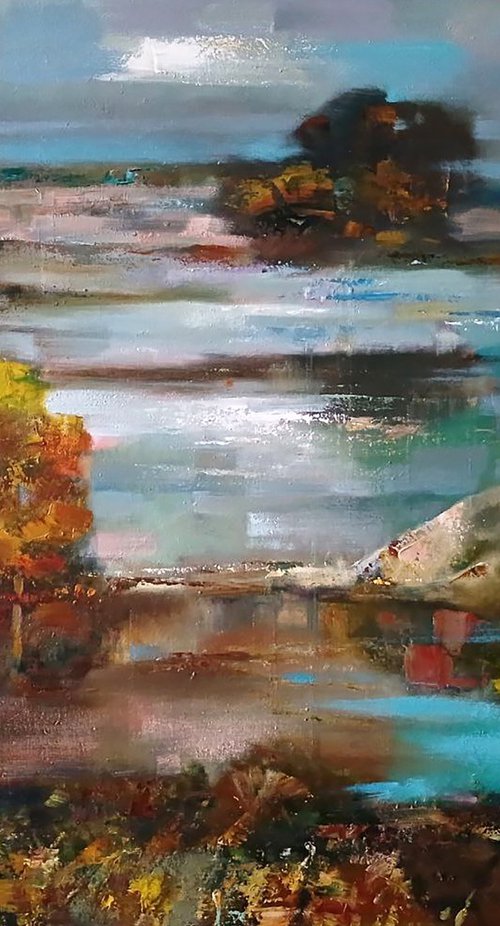 Autumn Twilight by Anatolii Tarabаnov