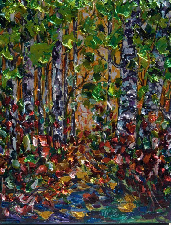 Deep in the Woods (Palette Knife)