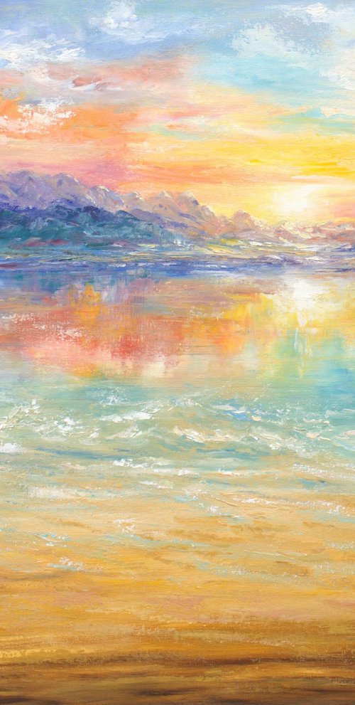 Abstract seascape 2 by Ludmilla Ukrow