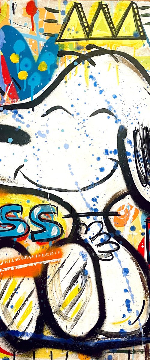 Kiss me Snoopy by Mercedes Lagunas