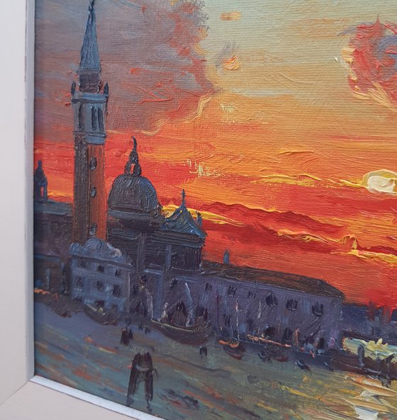 Venice sunset with San Giorgio