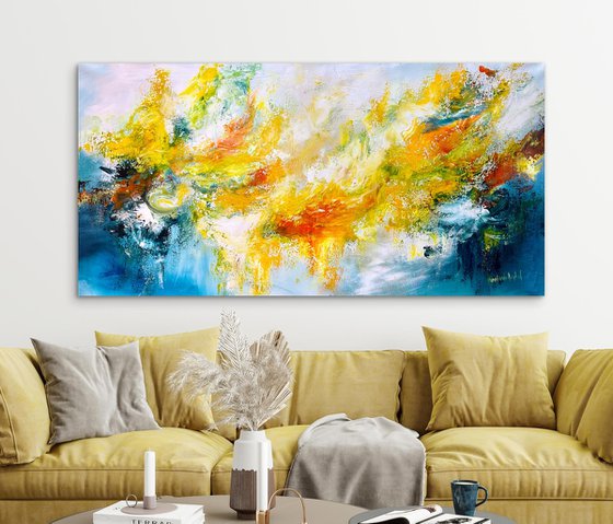 Light Spilling Over the Sea