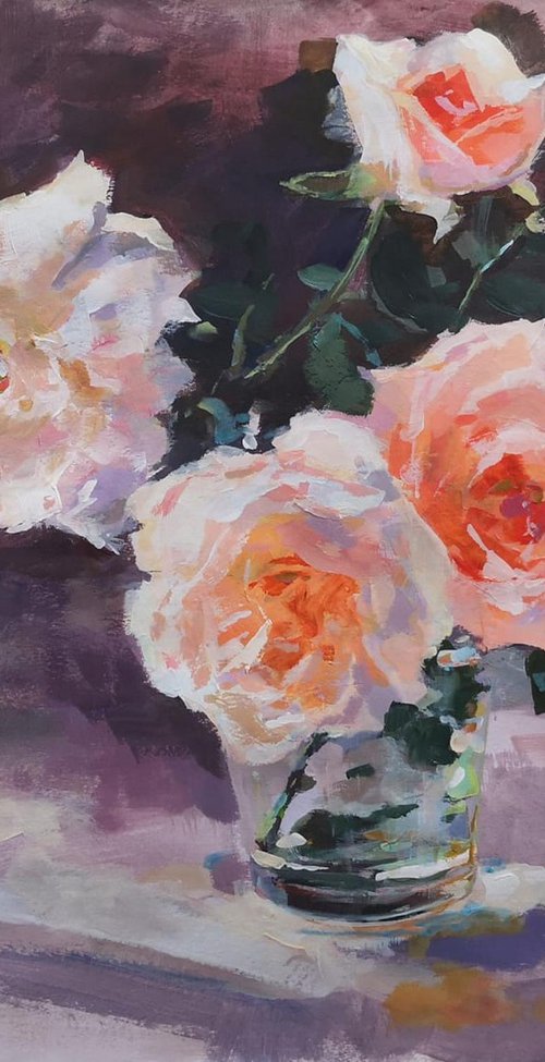 White Roses by Alexander Koltakov