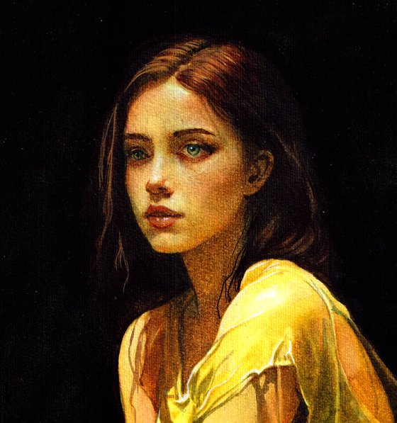 Girl in a Yellow Dress