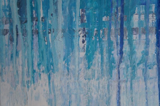 Ice Waterfall (150 x 100 cm) XXL (60 x 40 inches)