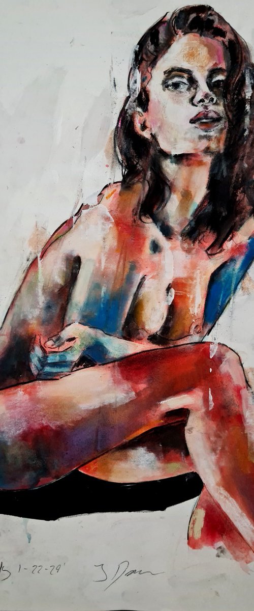 figure study 1-22-24 by Thomas Donaldson