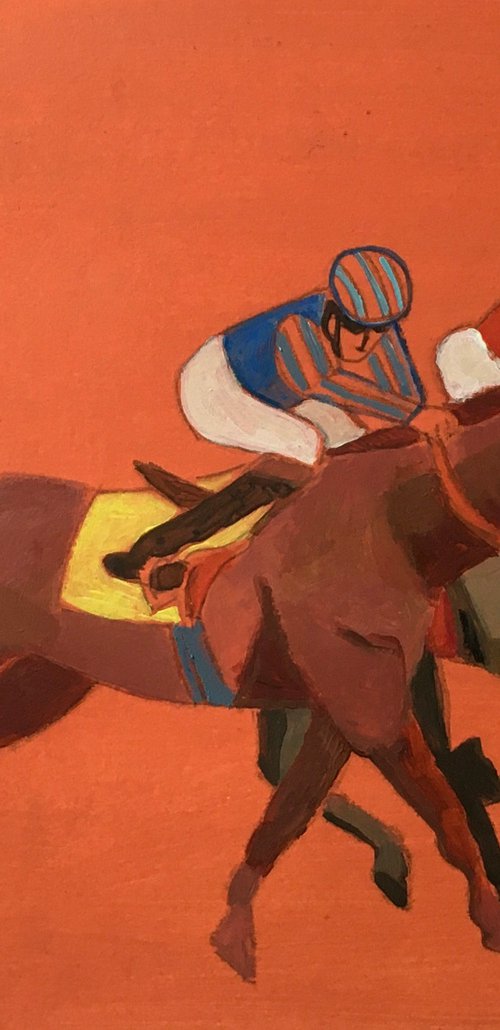 Racing horse 4 by Chihiro Kinjo