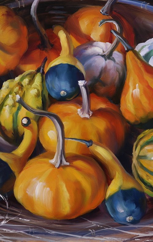 "Pumpkins" by Lena Vylusk