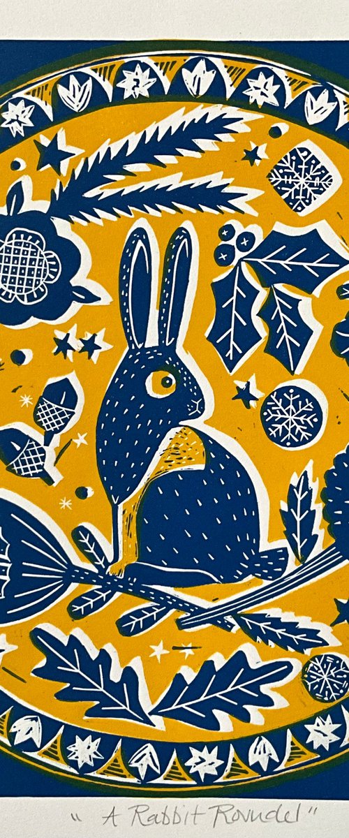 A Rabbit Roundel by Alison  Headley