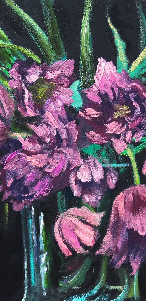 Double tulips by Irina Sergeyeva
