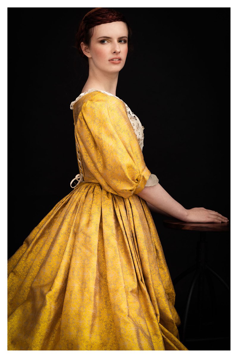 The Girl with the Golden Dress, Portrait of A Woman, Feminine Art Print, Renaissance insp... by Rachel Vogeleisen