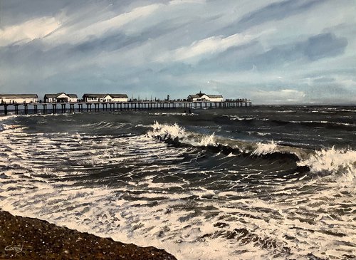 Rough Sea at Southwold by Darren Carey