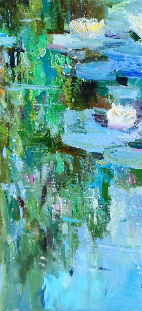 "Water lilies" by Yehor Dulin