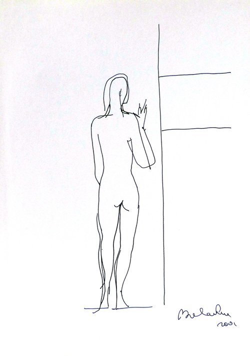 The Nude 2001-4, 21x29 cm by Frederic Belaubre