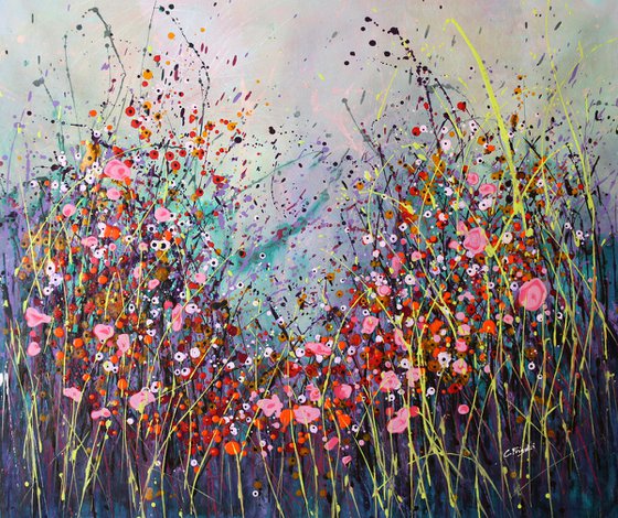 Fragranza Di Primavera #2 - Large original abstract painting