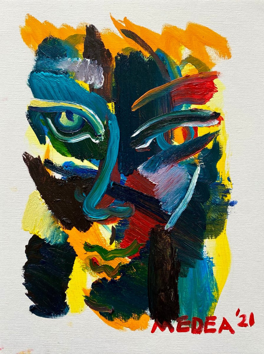 Abstract Face VI by Medea
