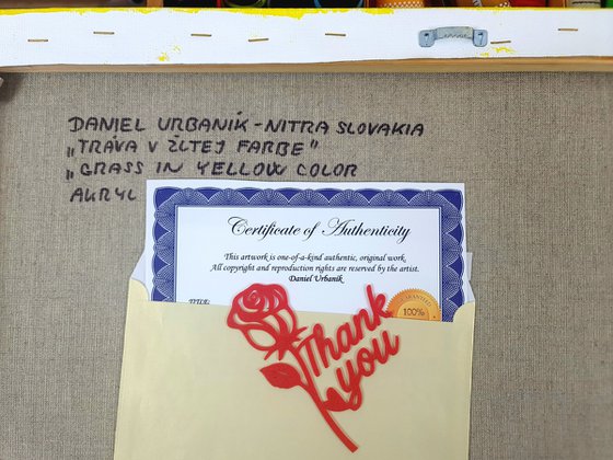 Grass In Yellow Color