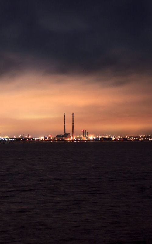 Dublin Poolbeg Chimneys by Clara Hooper