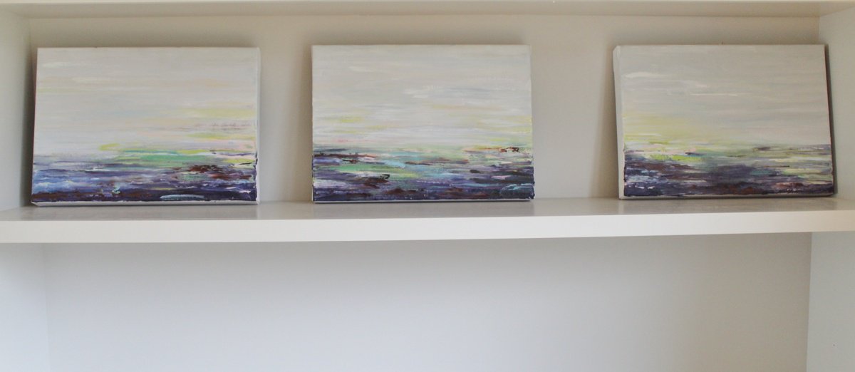 Sunrise Triptych by Therese O’Keeffe