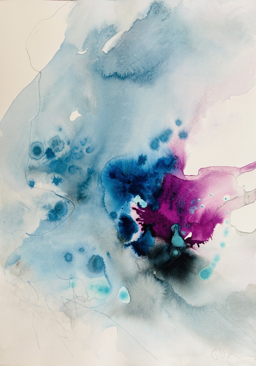  Water Fairies 2 By Ryoko Minamitani, 12 X 17, Artwork For Sale On Artfinder