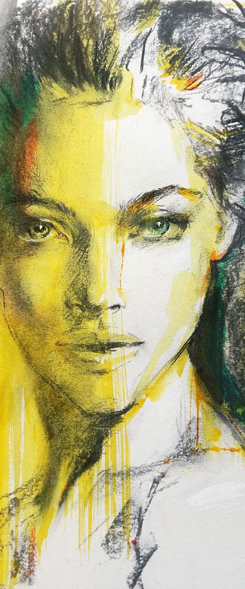 Gloria. Woman modern portrait. by Daria Yablon-Soloviova